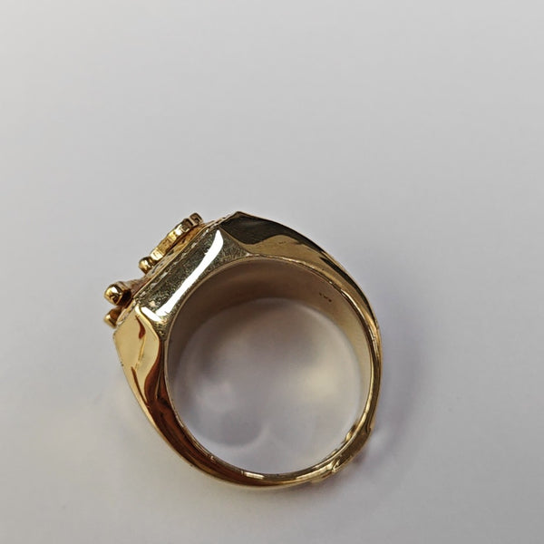 Metal Gold Ring EU 61