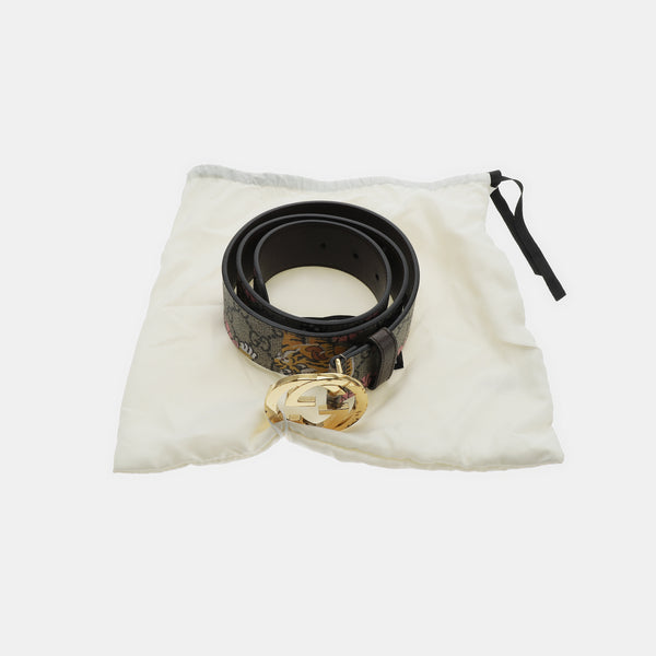 Leather Belt Beige