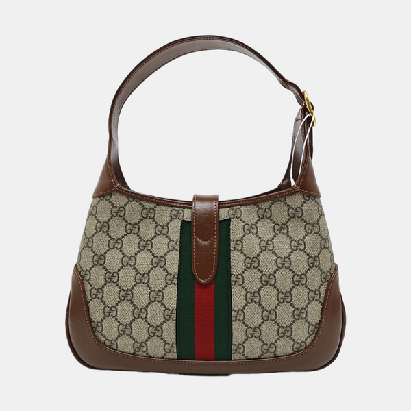 Jackie 1961 Small Monogram Coated Canvas Beige