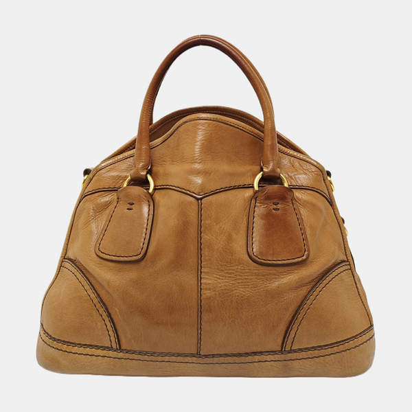 Calfskin Tote Bag Brown