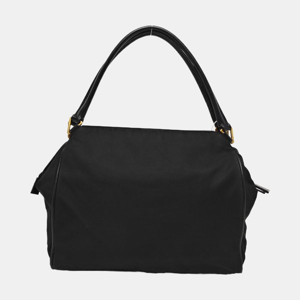 Nylon Tote Bag Black