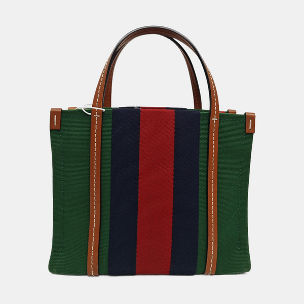 Canvas Tote Bag Mini Green