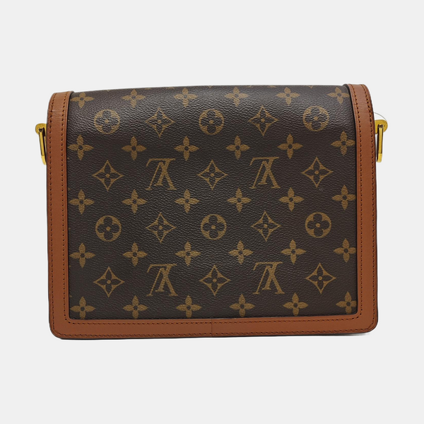 DAUPHINE MM Monogram Coated Canvas Brown