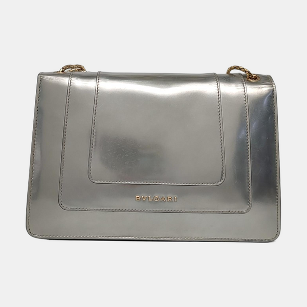 SERPENTI FOREVER Medium Calfskin Silver