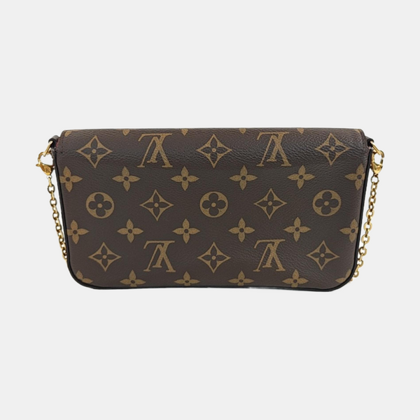 FÉLICIE Monogram Coated Canvas Brown
