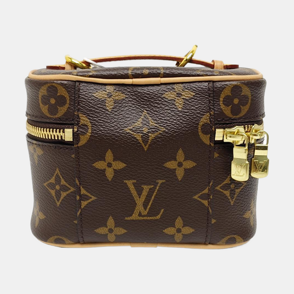 NICE Super Mini Monogram Coated Canvas Brown