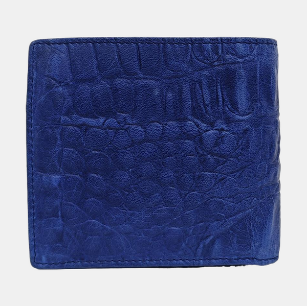 Leather Wallet Blue