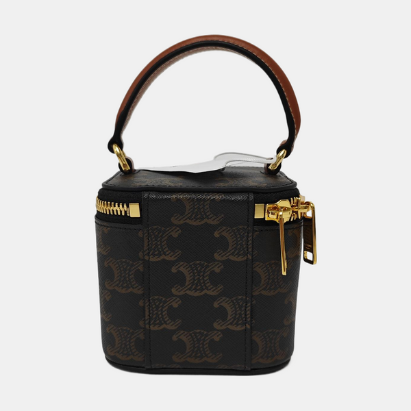 TRIOMPHE Mini Calfskin Brown