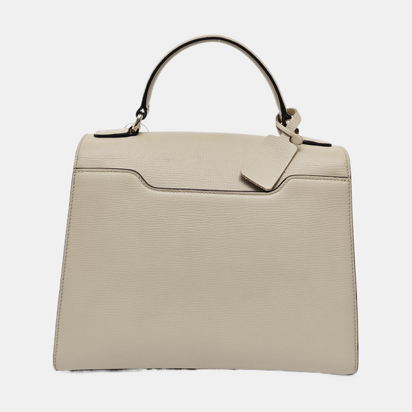Calfskin Shoulder Bag Beige