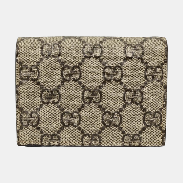GG Supreme Monogram Coated Canvas Gray