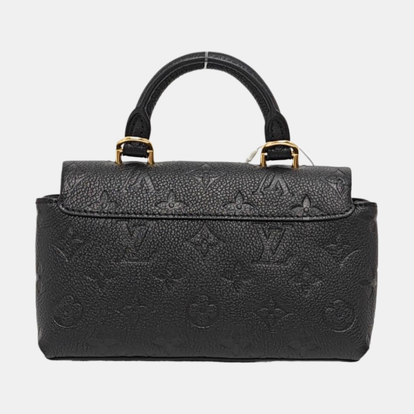MADELEINE Nano Monogram Calfskin Black