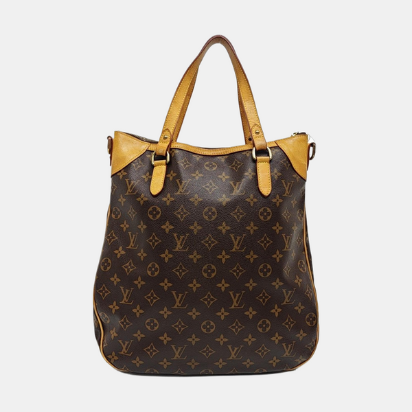 ODEON GM Monogram Coated Canvas Brown