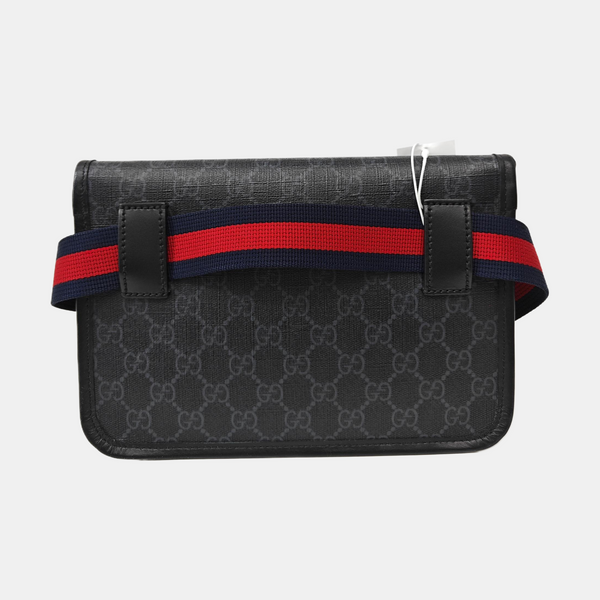 Neo Vintage Monogram Coated Canvas Black