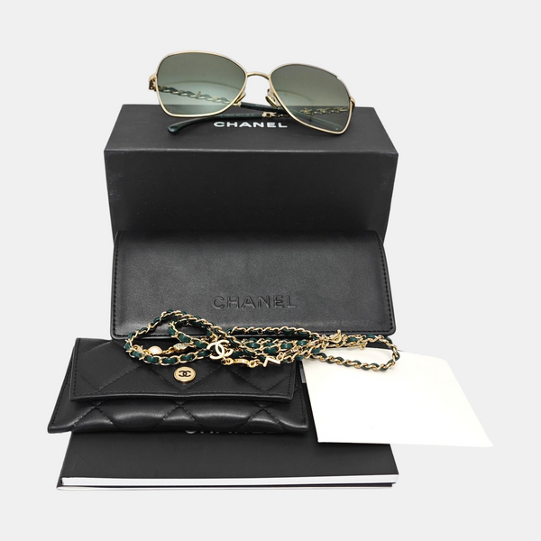 Metal Sunglasses Green