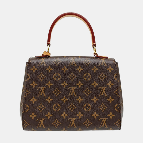 CLUNY PM Monogram Coated Canvas Brown