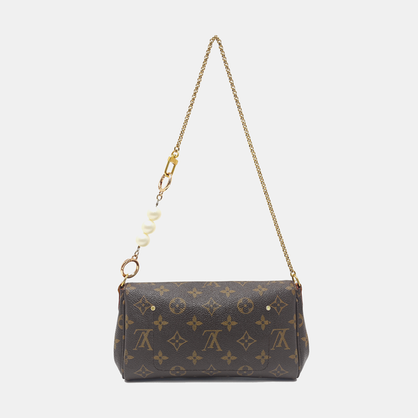 FAVORITE PM Monogram Coated Canvas Brown