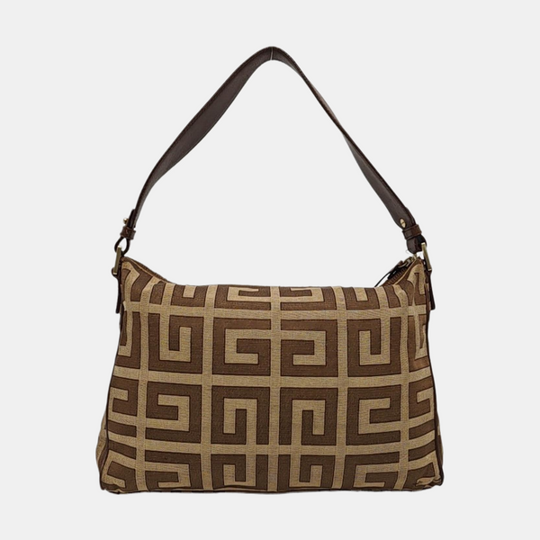 Canvas Shoulder Bag Brown