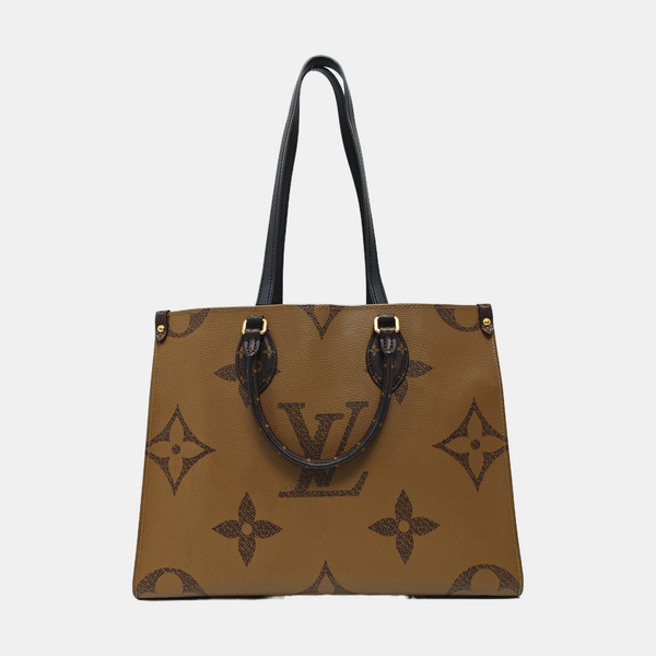 ONTHEGO MM Monogram Coated Canvas Brown