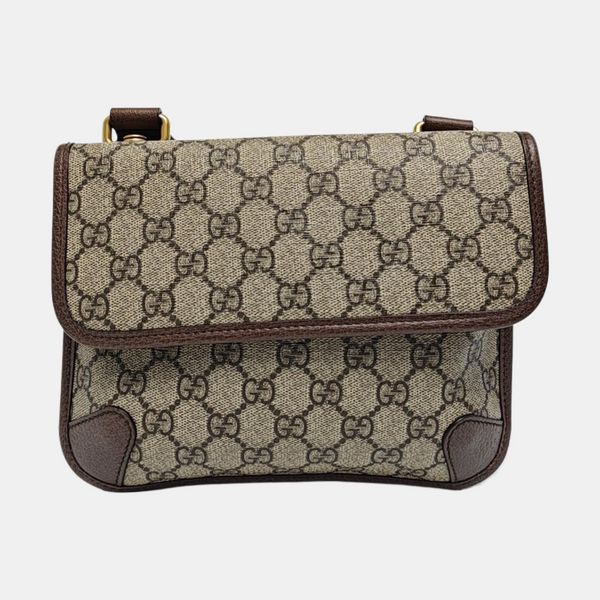 Neo Vintage Small Monogram Coated Canvas Beige