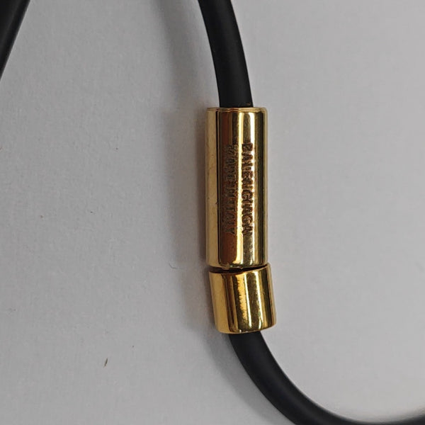Synthetic Material Black Bracelet