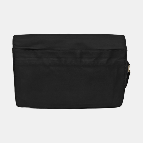 Nylon Shoulder Bag Black