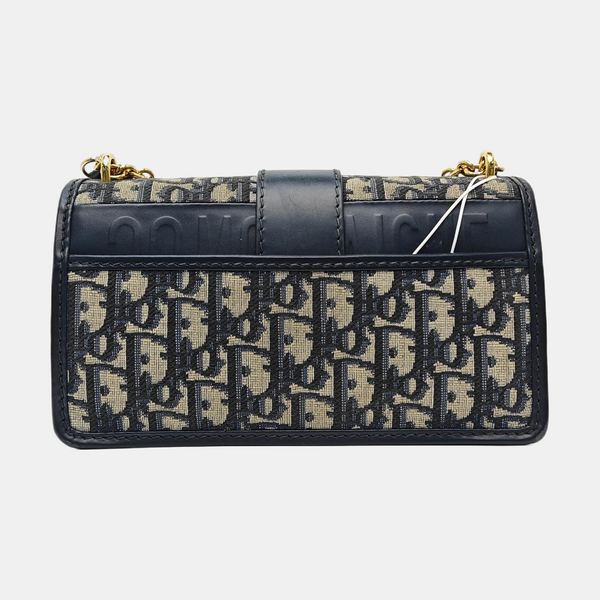 30 Montaigne East-West Oblique Canvas Blue