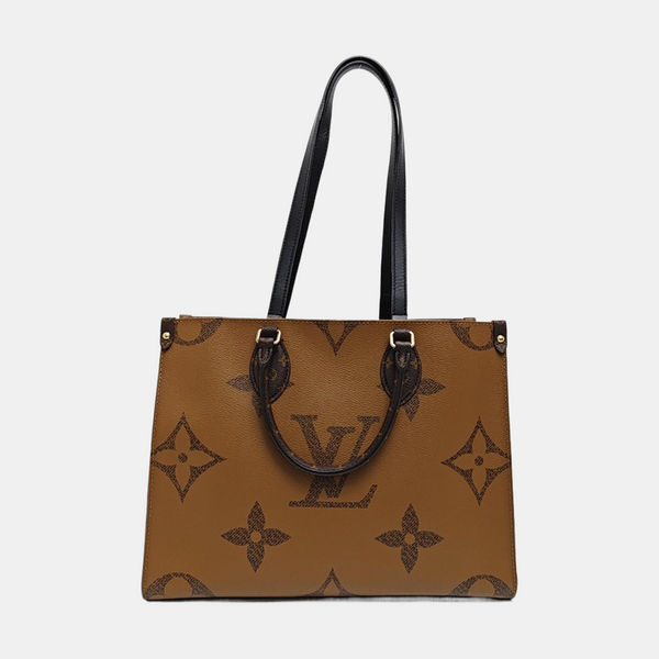 ONTHEGO MM Monogram Coated Canvas Brown