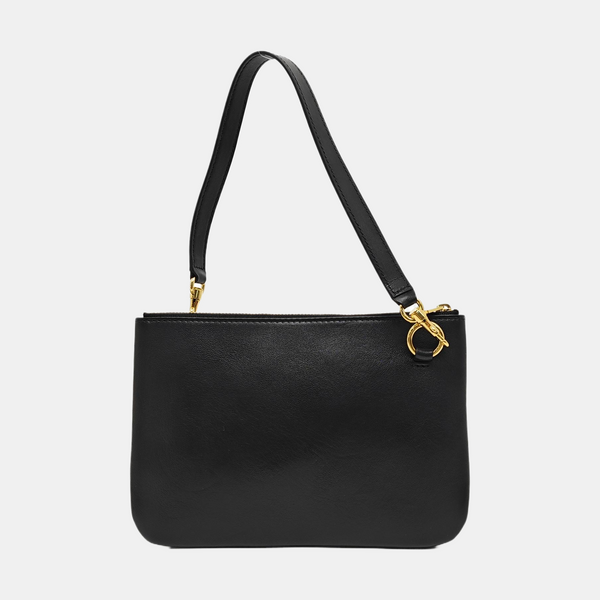 Lambskin Shoulder Bag Black