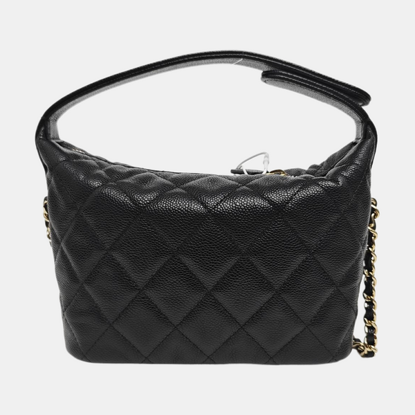 HOBO Quilted Grained Calfskin Black