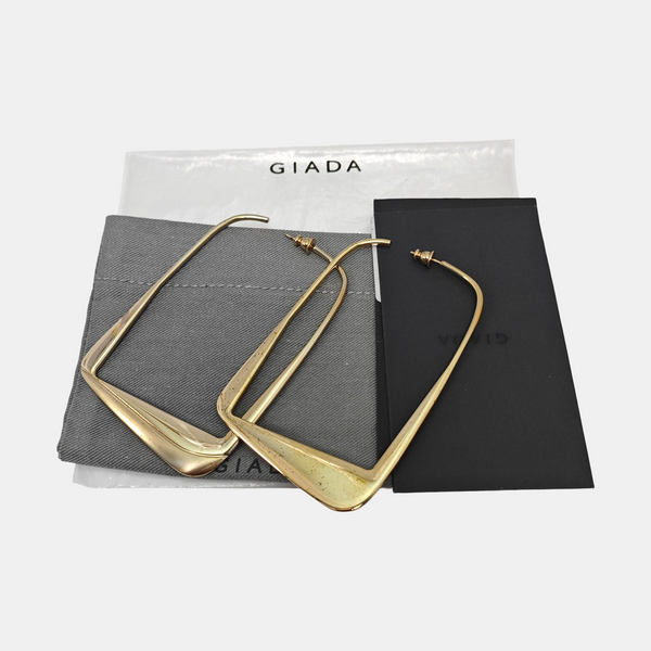 Metal Gold Stud Earrings