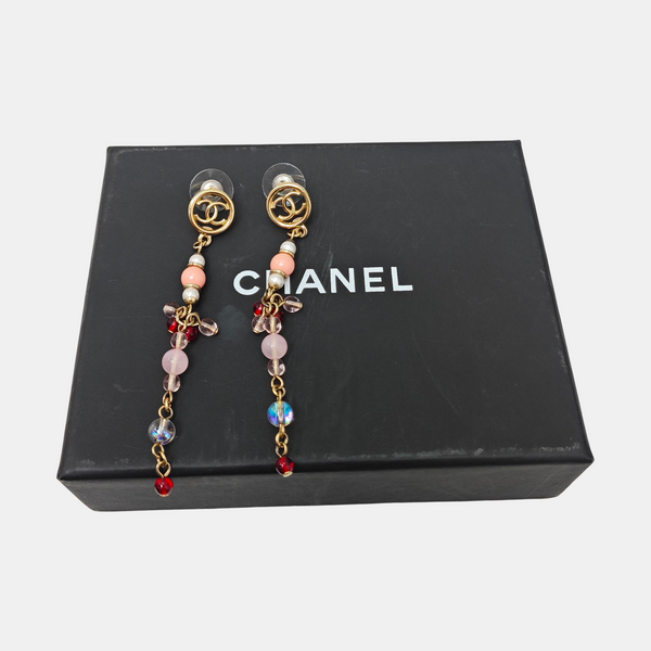 Metal Multicolor Stud Earrings
