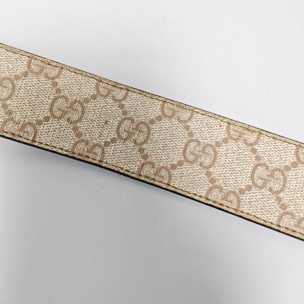 Leather Belt Beige