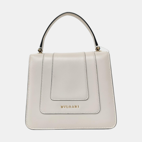 SERPENTI FOREVER Small Calfskin White