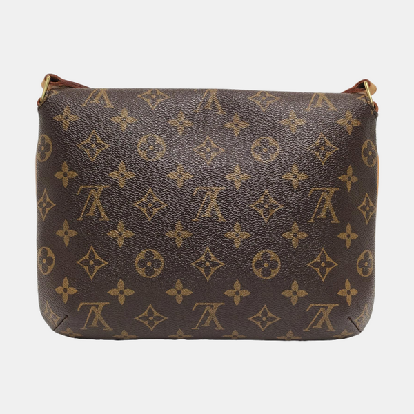MUSETTE TANGO Monogram Coated Canvas Brown