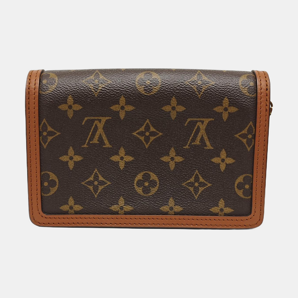 DAUPHINE WOC Monogram Coated Canvas Brown