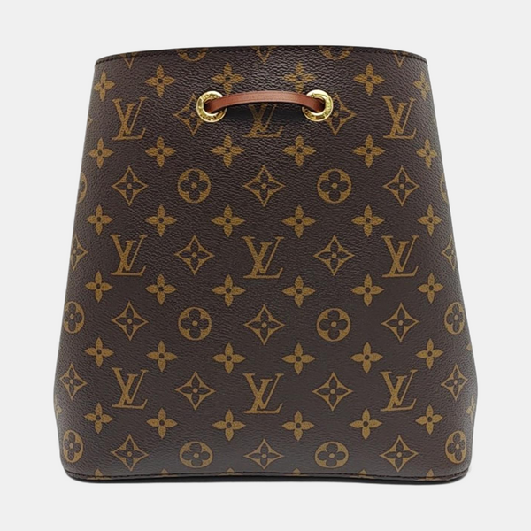 NÉONOÉ MM Monogram Coated Canvas Brown