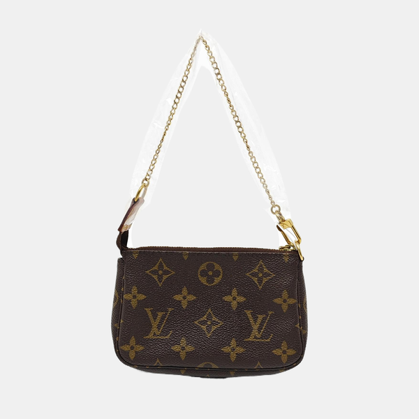 ACCESSOIRES Mini Monogram Coated Canvas Brown