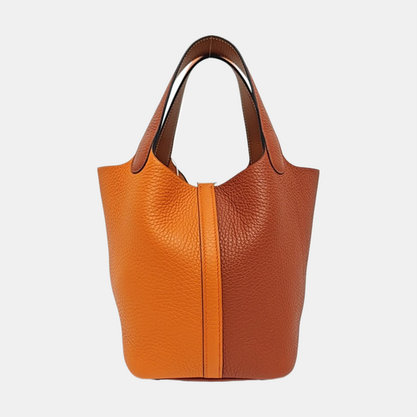 Authenticated pre-owned Picotin Lock 18 Clemence Multicolor - Bucket Bag at Looply