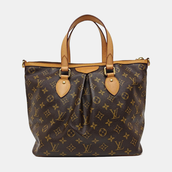 PALERMO PM Monogram Coated Canvas Brown