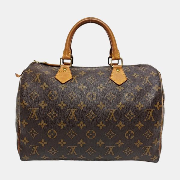 SPEEDY 30 Monogram Coated Canvas Brown