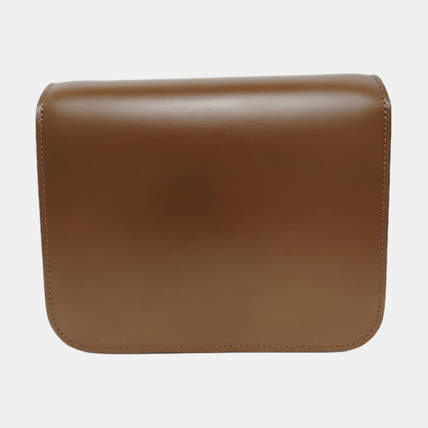 CLASSIC BOX Small Calfskin Brown
