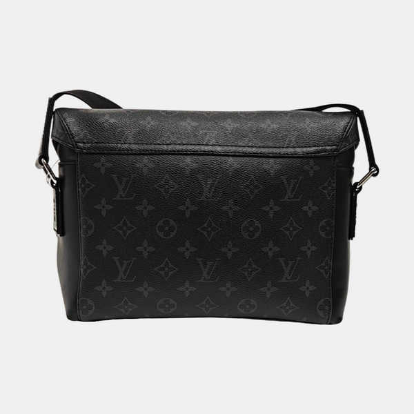 VOYAGER PM Monogram Coated Canvas Black