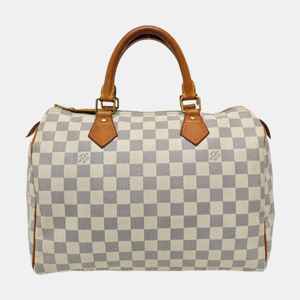 SPEEDY 30 Lona Damier Azur Revestida Blanca