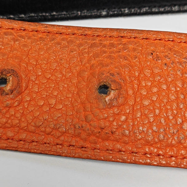 Leather Belt Orange