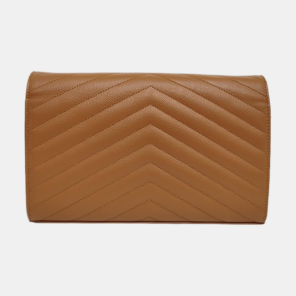MONOGRAM Medium Quilted Calfskin Brown