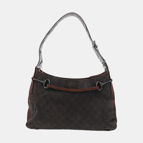 Monogram Canvas Tote Bag Black
