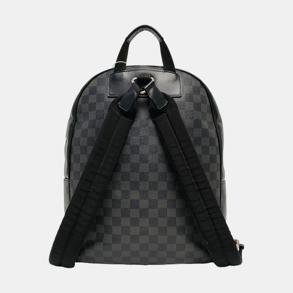 JOSH Damier Graphite Coated Canvas Gray