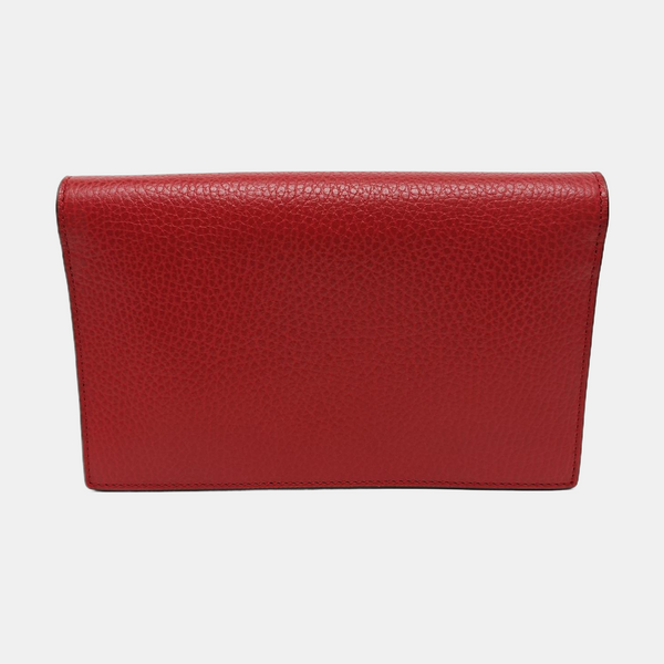 Calfskin Shoulder Bag Red