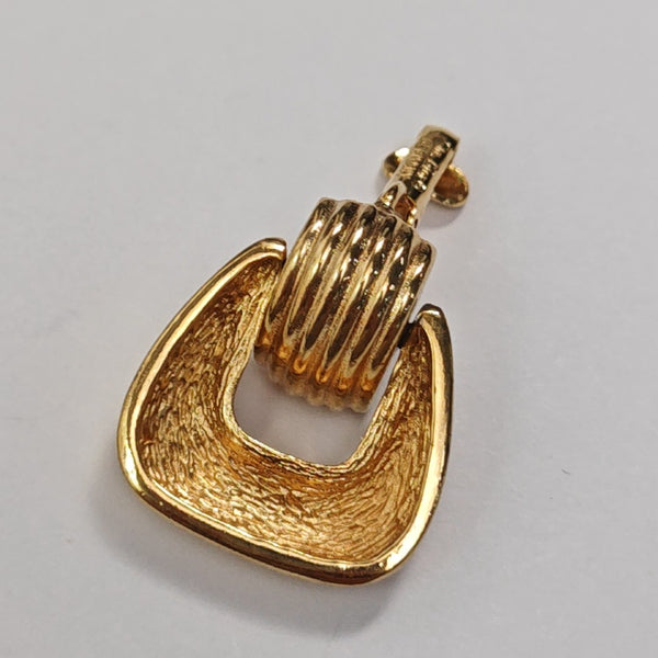 Metal Gold Clip On Earrings