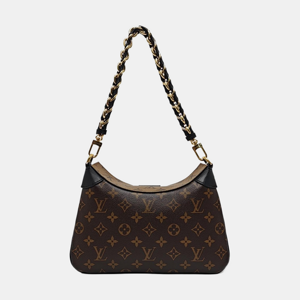 TWINNY Monogram Coated Canvas Brown